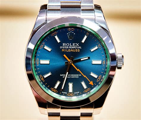 rolex milgauss bleu occasion|Rolex Milgauss.